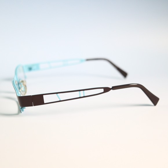 Kliik denmark K-420 247 45-17 135 teal blue eyeglasses small frame N6 - Picture 5 of 12